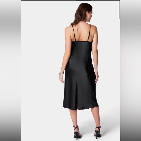 LAST CHANCE Bebe satin slip dress - Picture 3 of 6